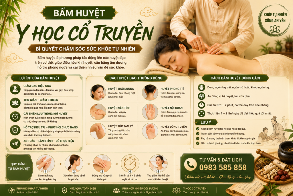 Bấm Huyệt Y Học Cổ Truyền Là Gì?
