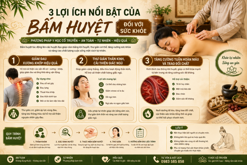 Lợi Ích Nổi Bật Của Bấm Huyệt Đối Với Sức Khỏe